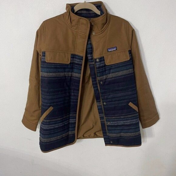 Patagonia coat womens out yonder coat in owl brown small - Picture 2 of 5